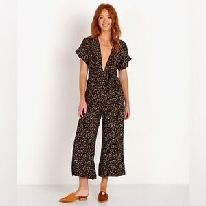 Faithfull the Brand Alena Jumpsuit La Contrie Print, Size 2